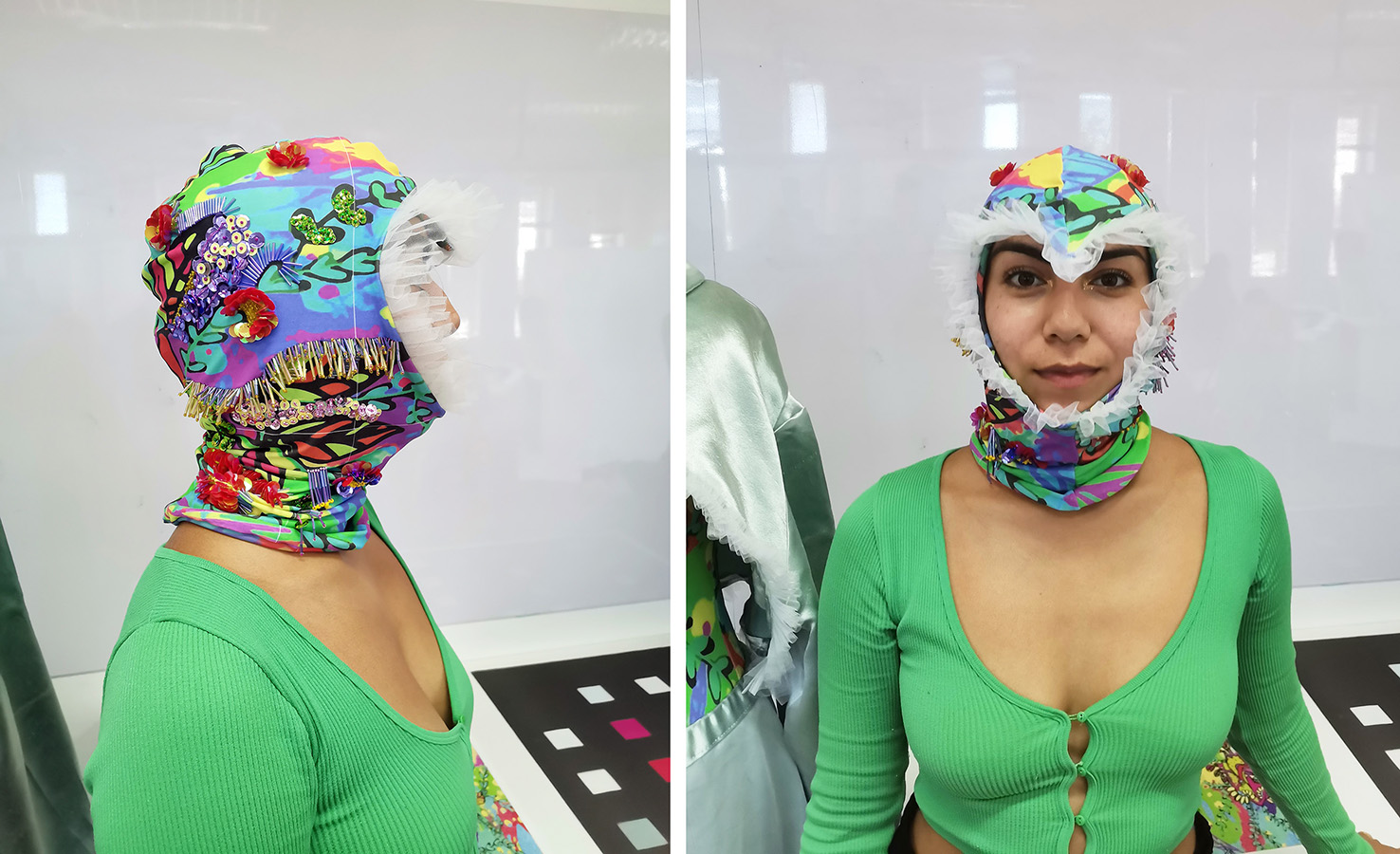 Vestuario Pascuala Ilabaca y Espe Abstracto