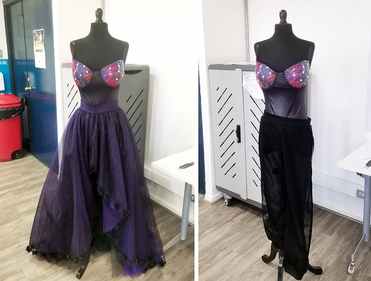 Vestuario Pascuala Ilabaca y Espe Abstracto