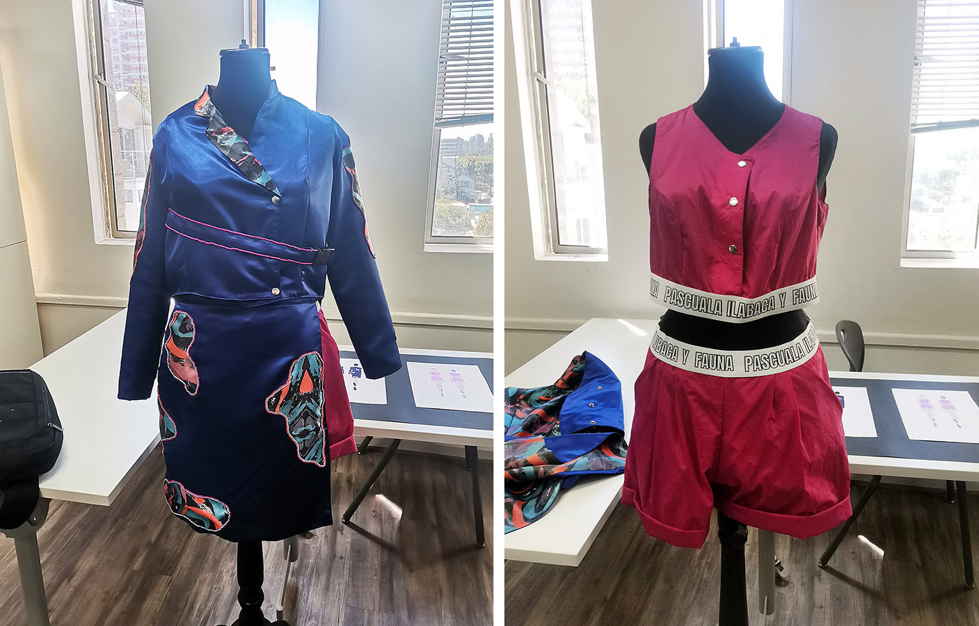 Vestuario Pascuala Ilabaca y Espe Abstracto