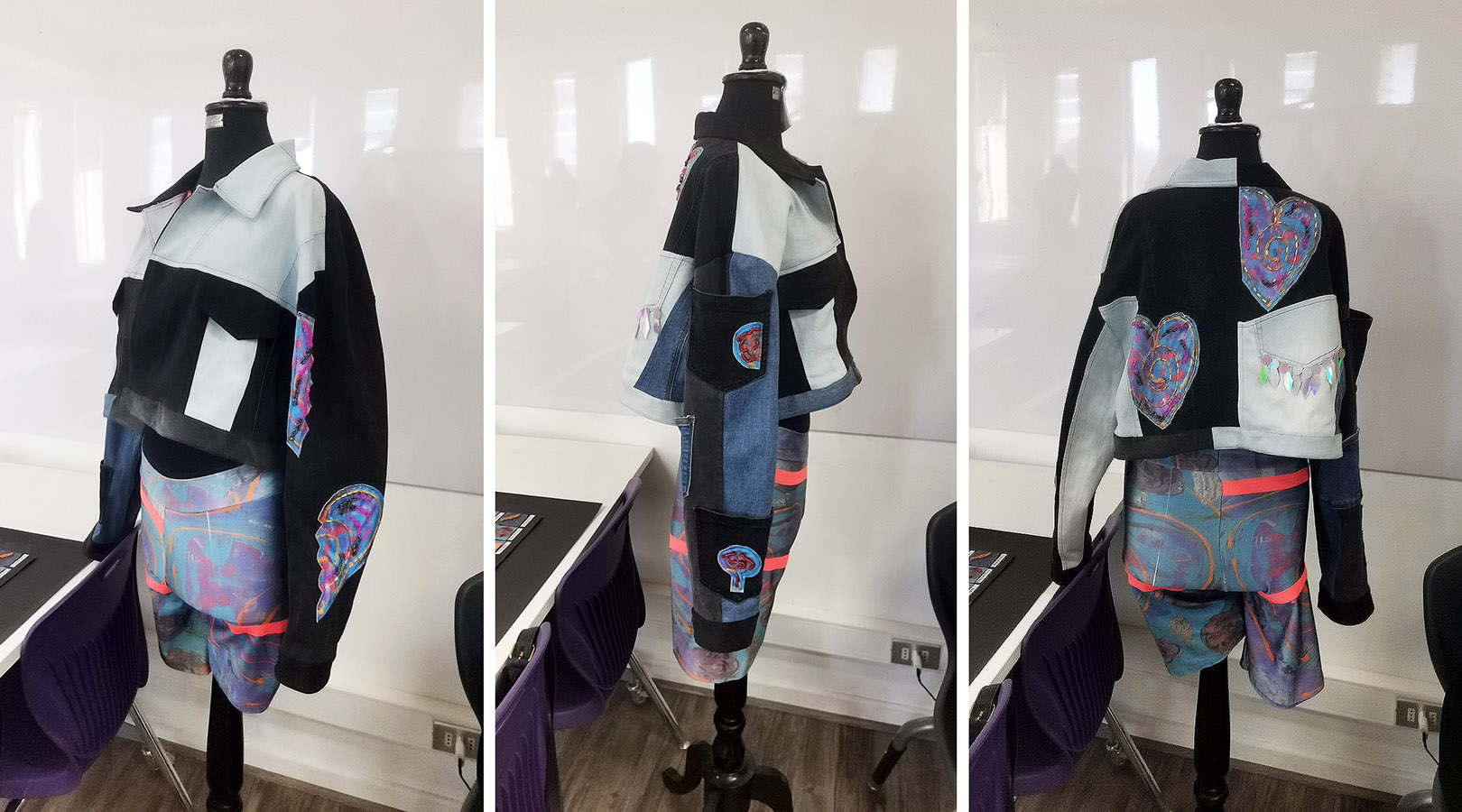 Vestuario Pascuala Ilabaca y Espe Abstracto