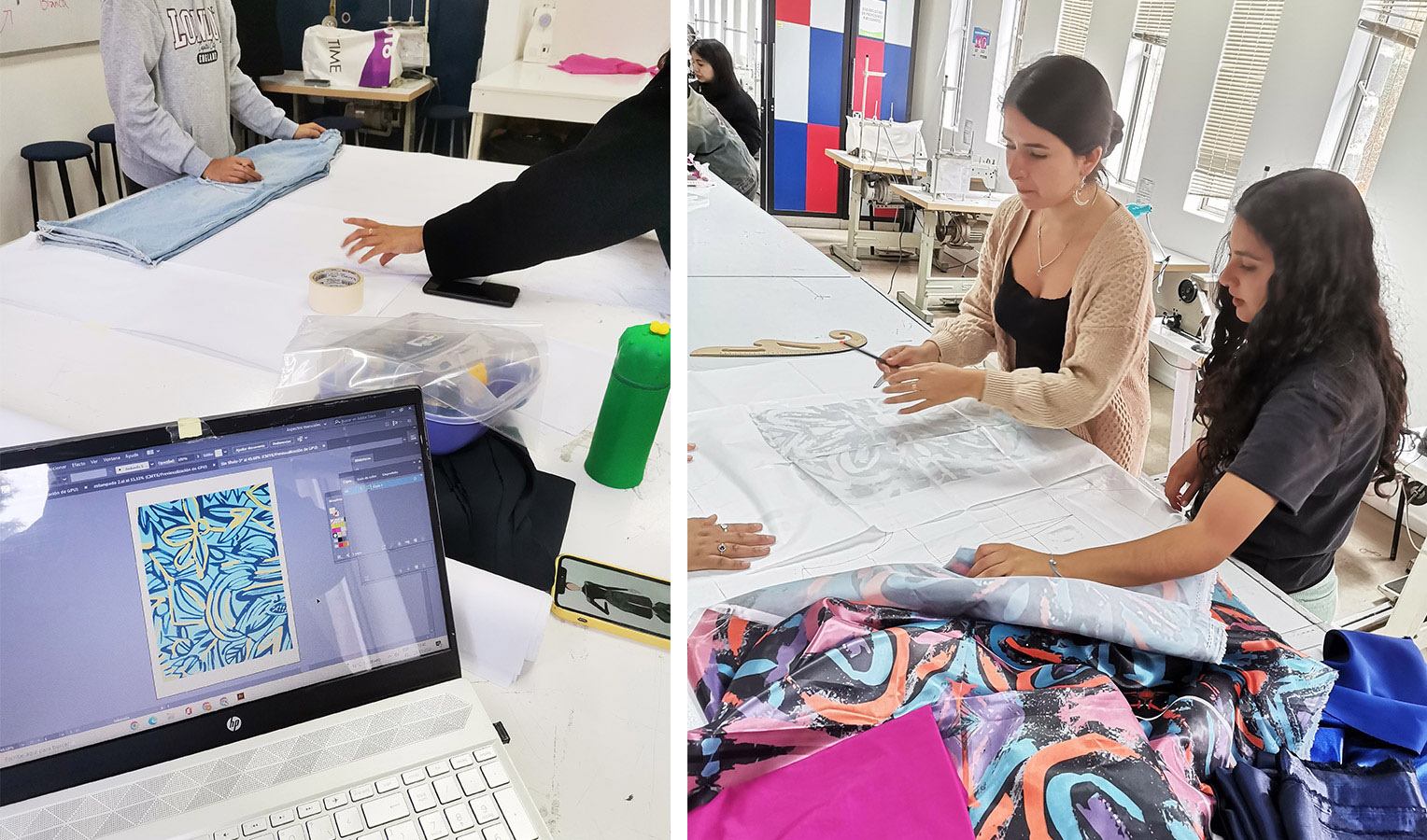 Vestuario Pascuala Ilabaca y Espe Abstracto