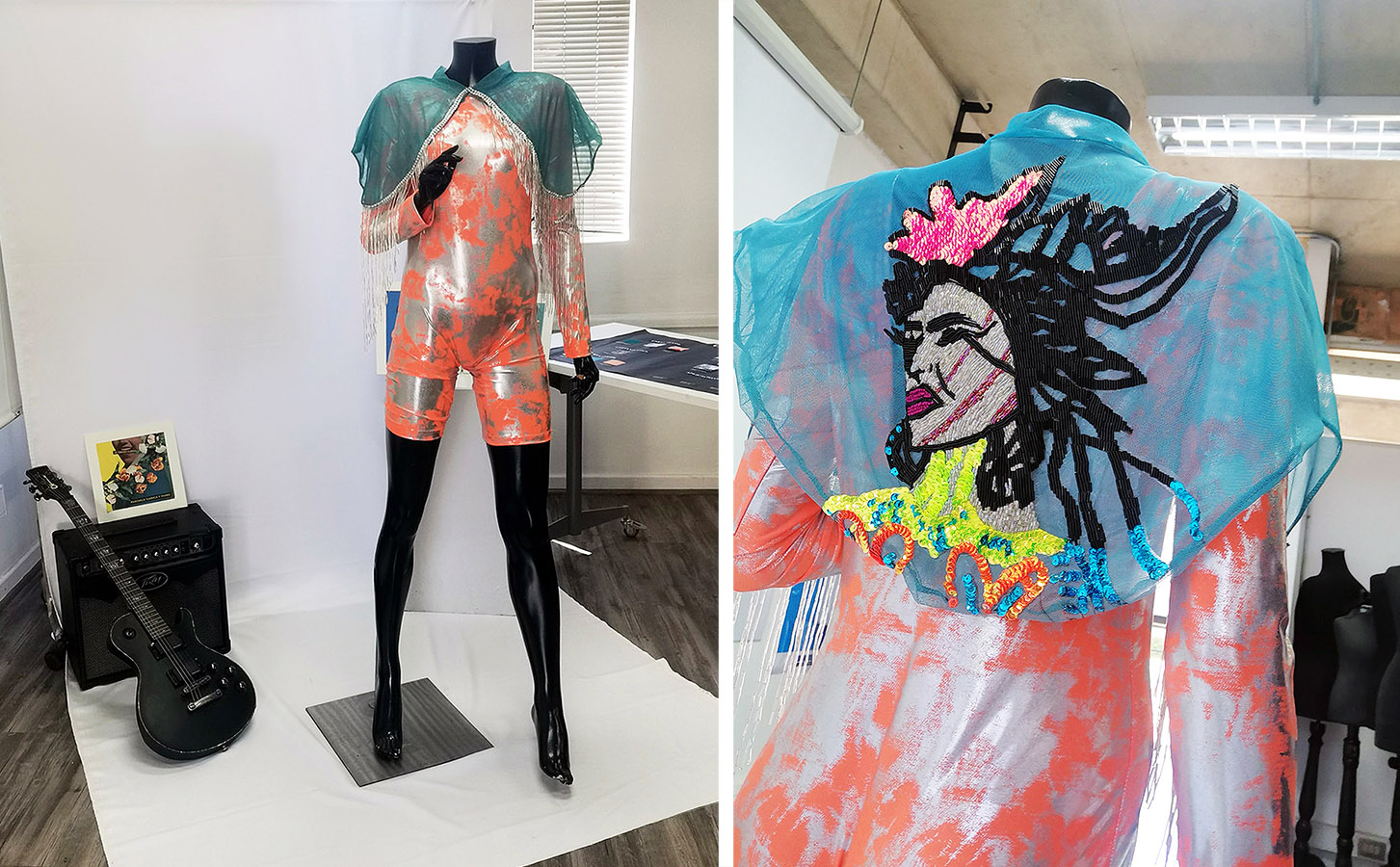 Vestuario Pascuala Ilabaca y Espe Abstracto