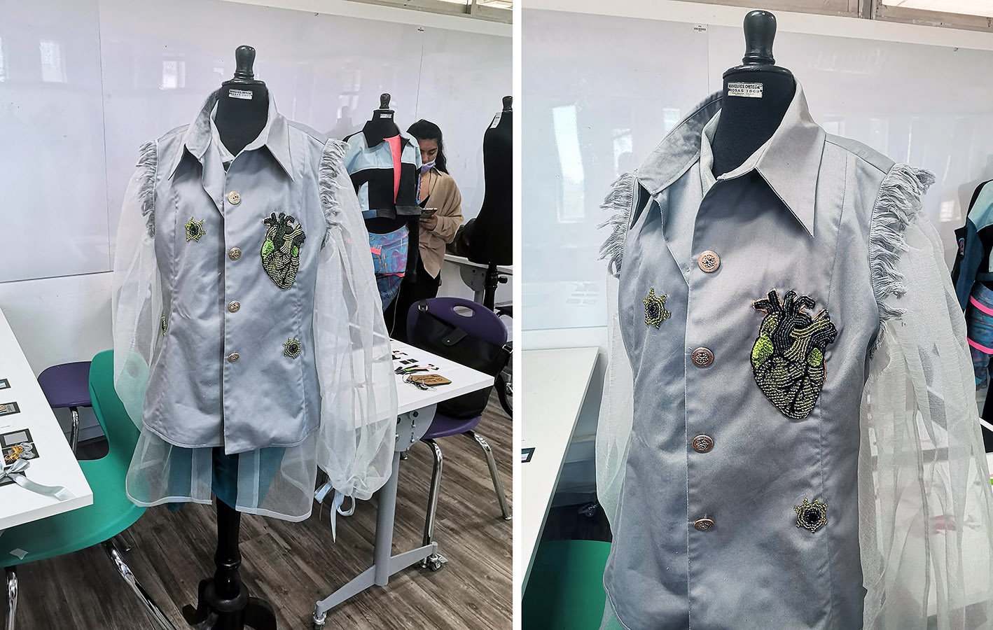 Vestuario Pascuala Ilabaca y Espe Abstracto