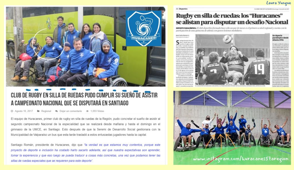 Vestuario HURACANES Club Rugby (deportistas con discapacidad física)