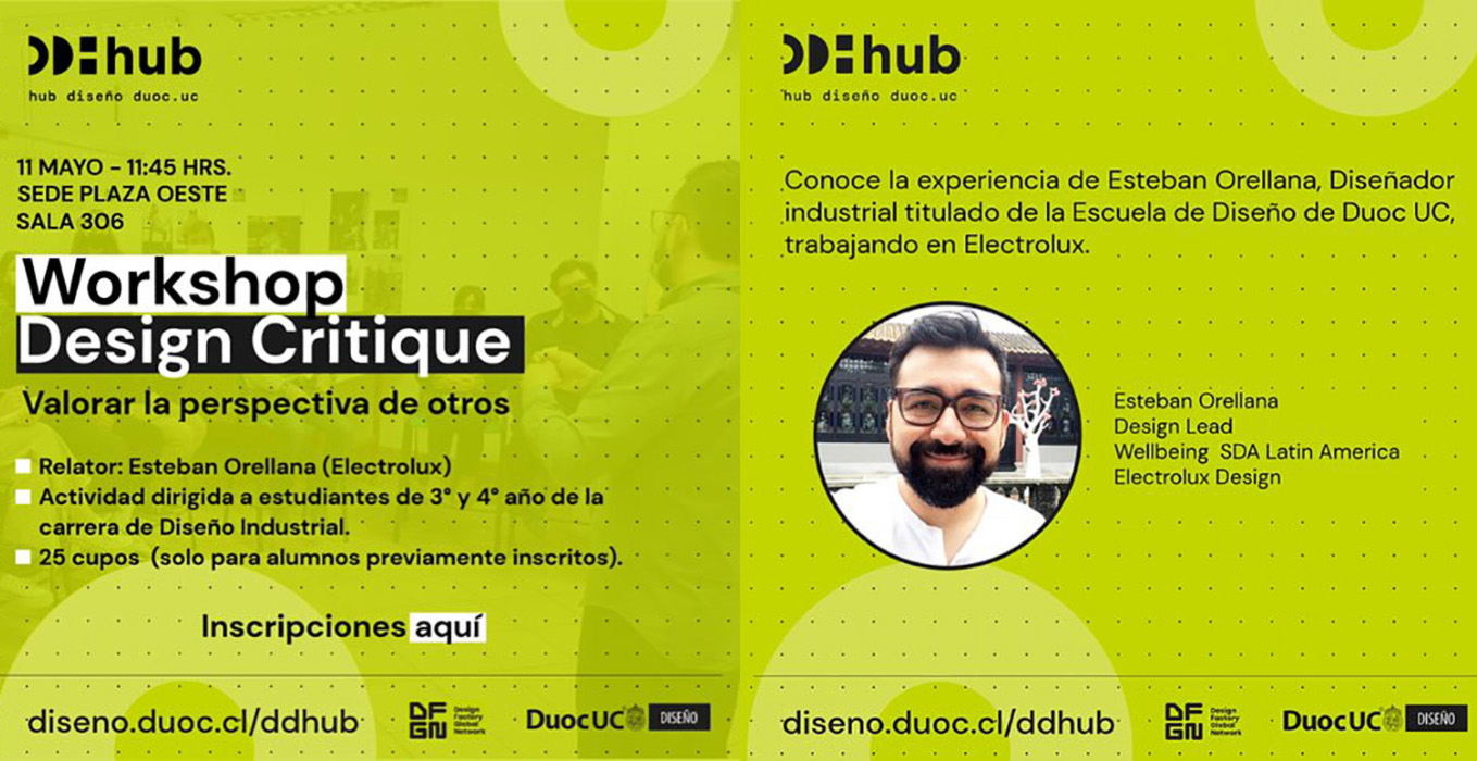 Charla y Workshop Electrolux Design / Esteban Orellana
