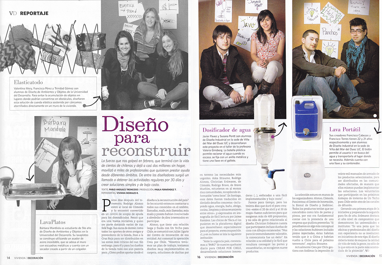 Lava Portátil / Concurso Crea por Chile 2010