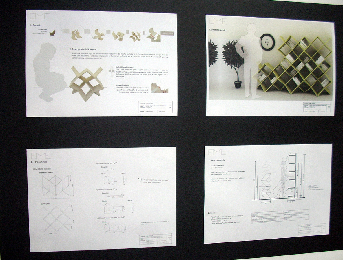 1er Lugar Concurso de Diseño para Estudiantes Masisa 2010 / EME