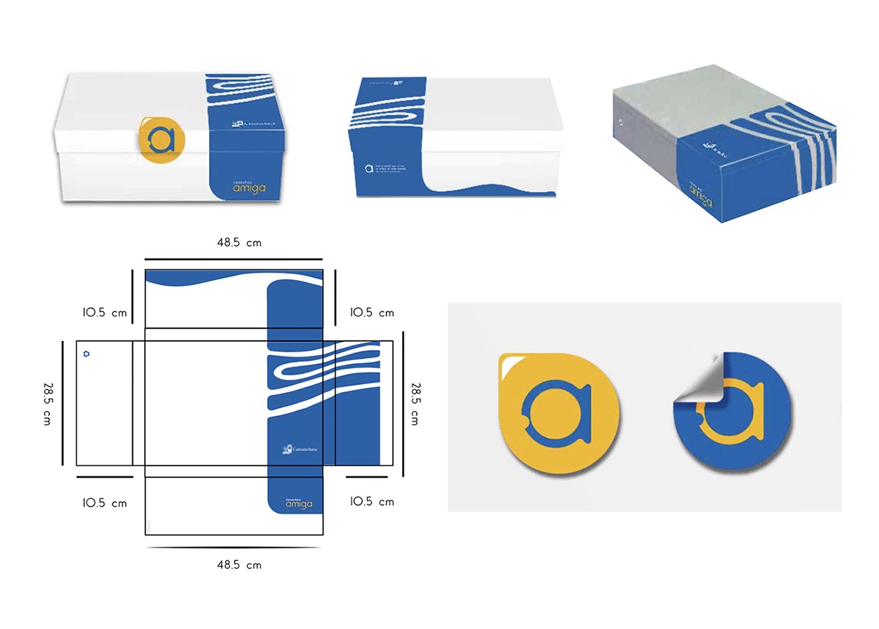 Rediseño Marca Gráfica «Camanchaca Amiga» + Packaging y Aplicaciones