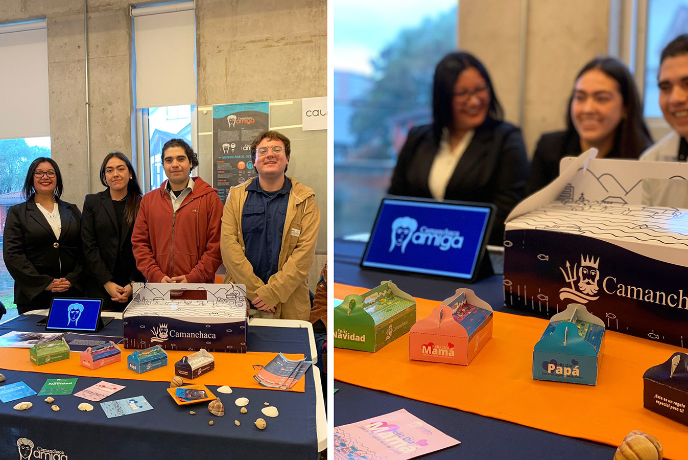 Rediseño Marca Gráfica «Camanchaca Amiga» + Packaging y Aplicaciones