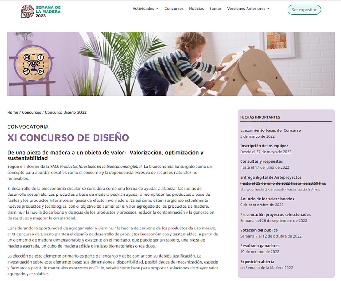 Concurso CORMA 2022 / Finalista «Compact Picnic»