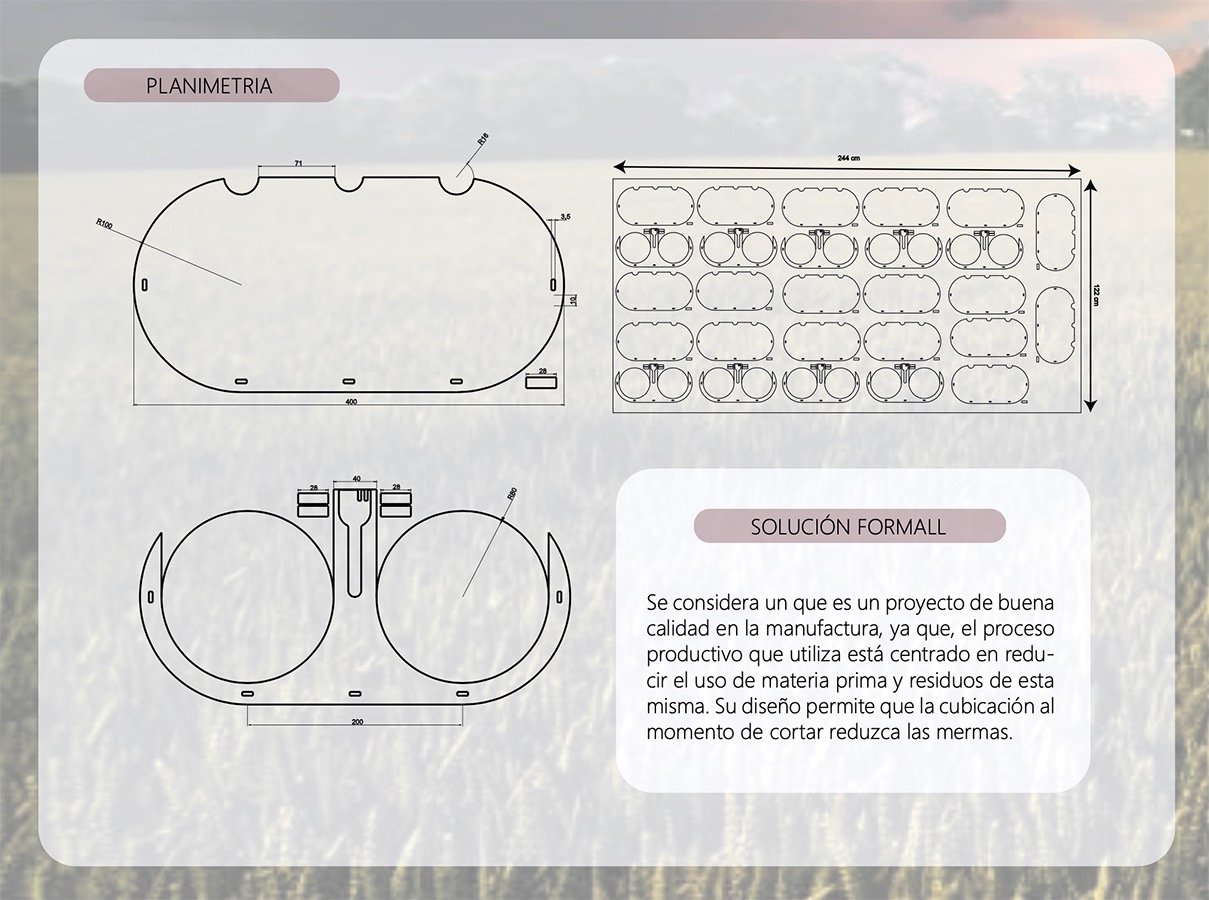 Concurso CORMA 2022 / Finalista «Compact Picnic»