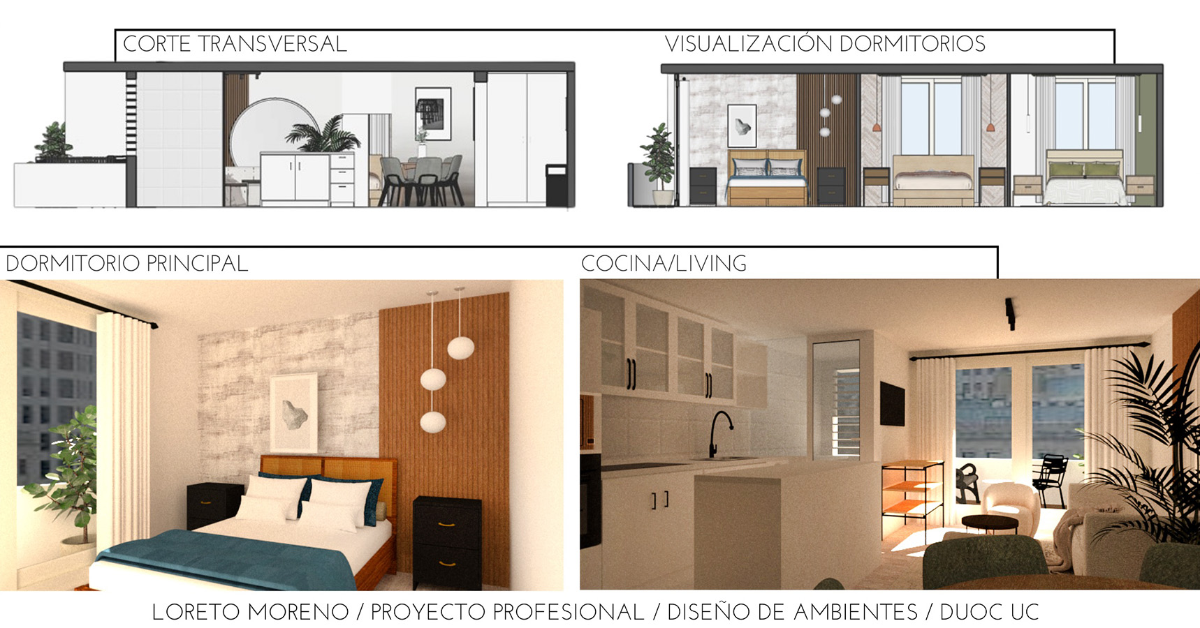 PROYECTO PROFESIONAL / Propuestas Diseño de Ambientes