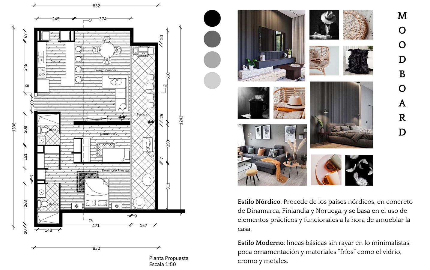 PROYECTO PROFESIONAL / Propuestas Diseño de Ambientes