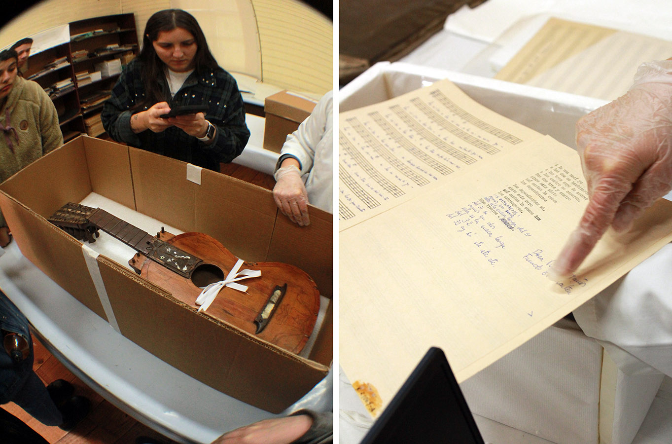 Pedro del Río Zañartu Recibe a Violeta Parra