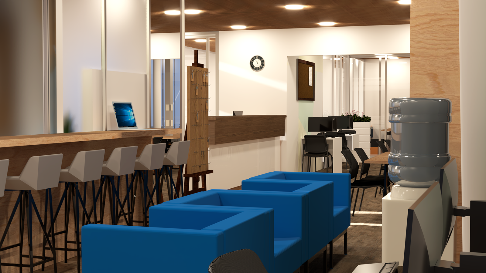 Rediseño Sala de Profesores Duoc UC Sede Plaza Oeste