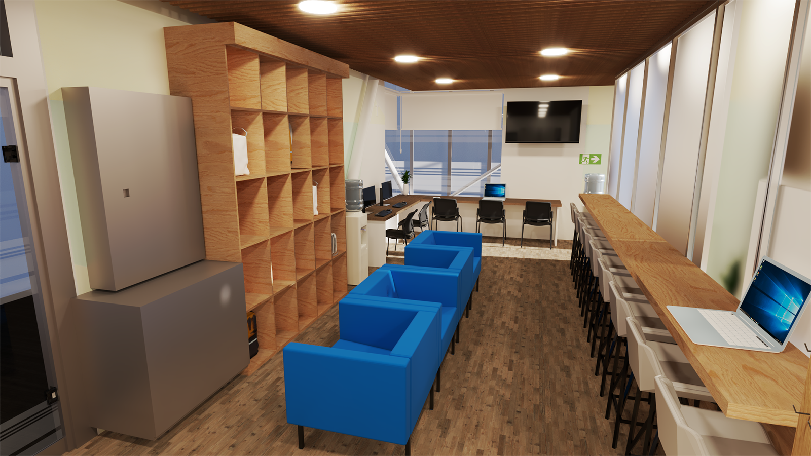 Rediseño Sala de Profesores Duoc UC Sede Plaza Oeste