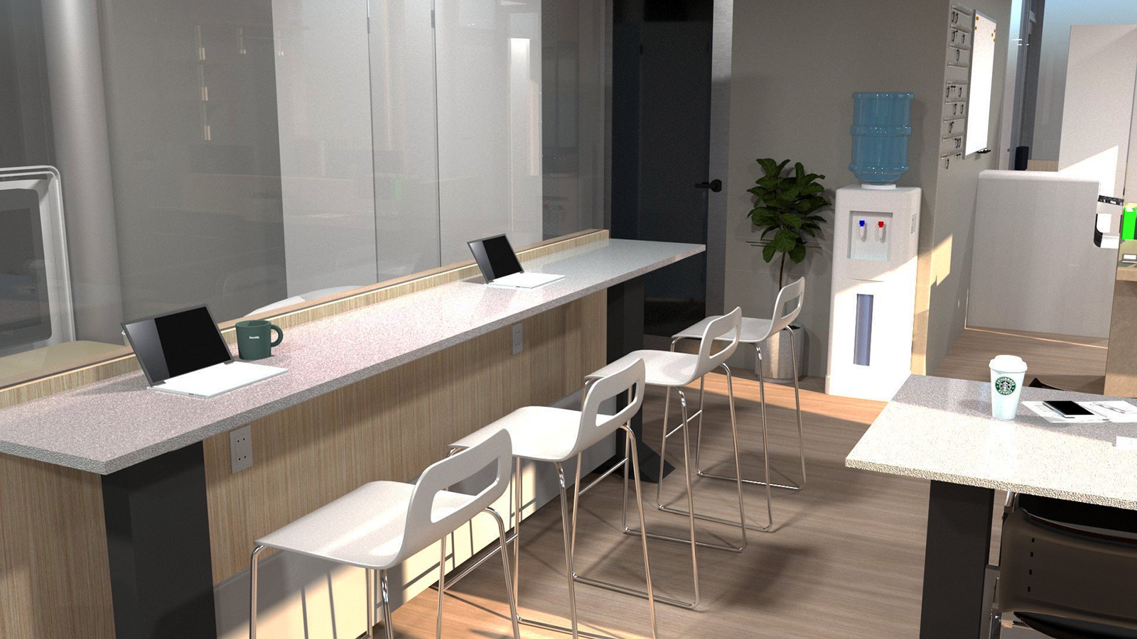 Rediseño Sala de Profesores Duoc UC Sede Plaza Oeste