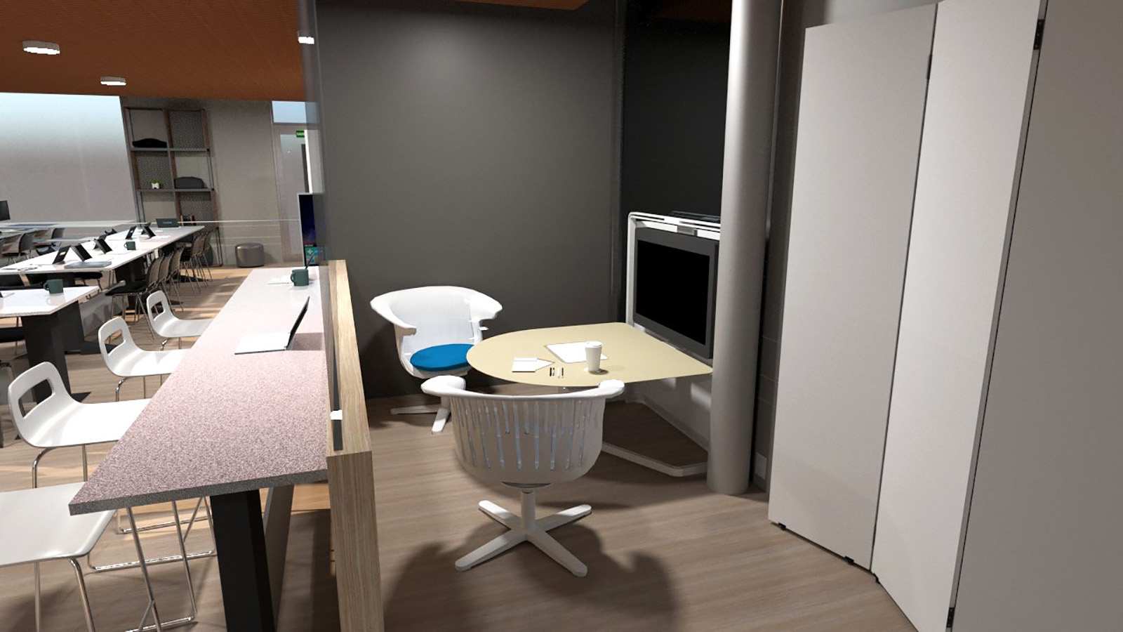 Rediseño Sala de Profesores Duoc UC Sede Plaza Oeste