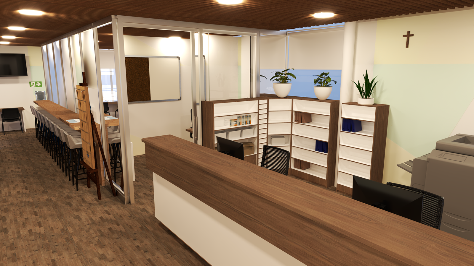 Rediseño Sala de Profesores Duoc UC Sede Plaza Oeste