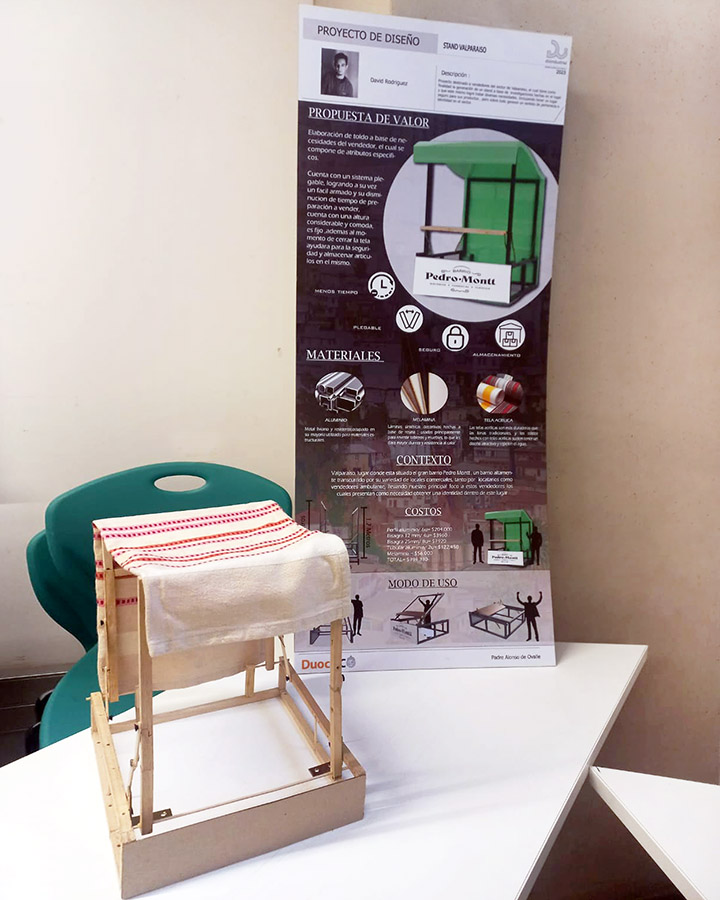 Diseño Servicio Vendedores Ambulantes Calle Pedro Montt / Valparaíso