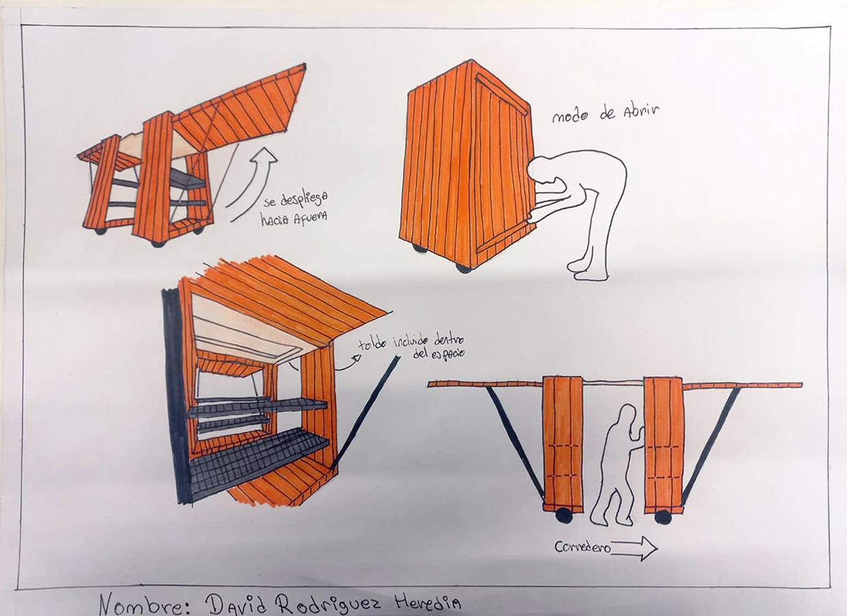 Diseño Servicio Vendedores Ambulantes Calle Pedro Montt / Valparaíso