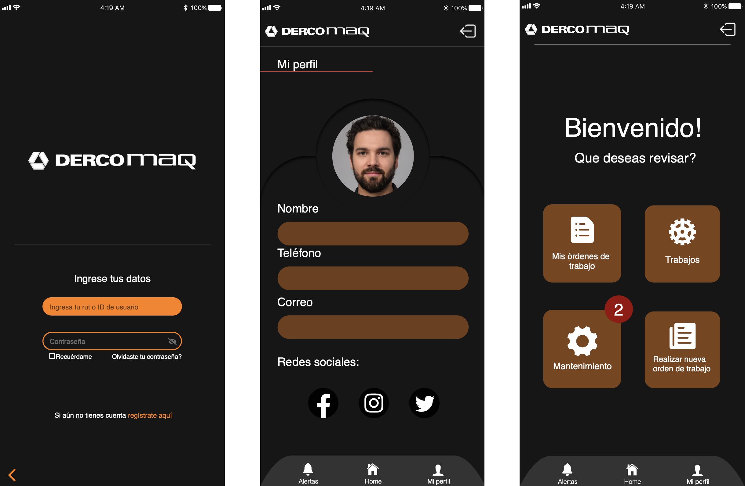 DERCOMaq / Información y Tracking de Atención al Cliente