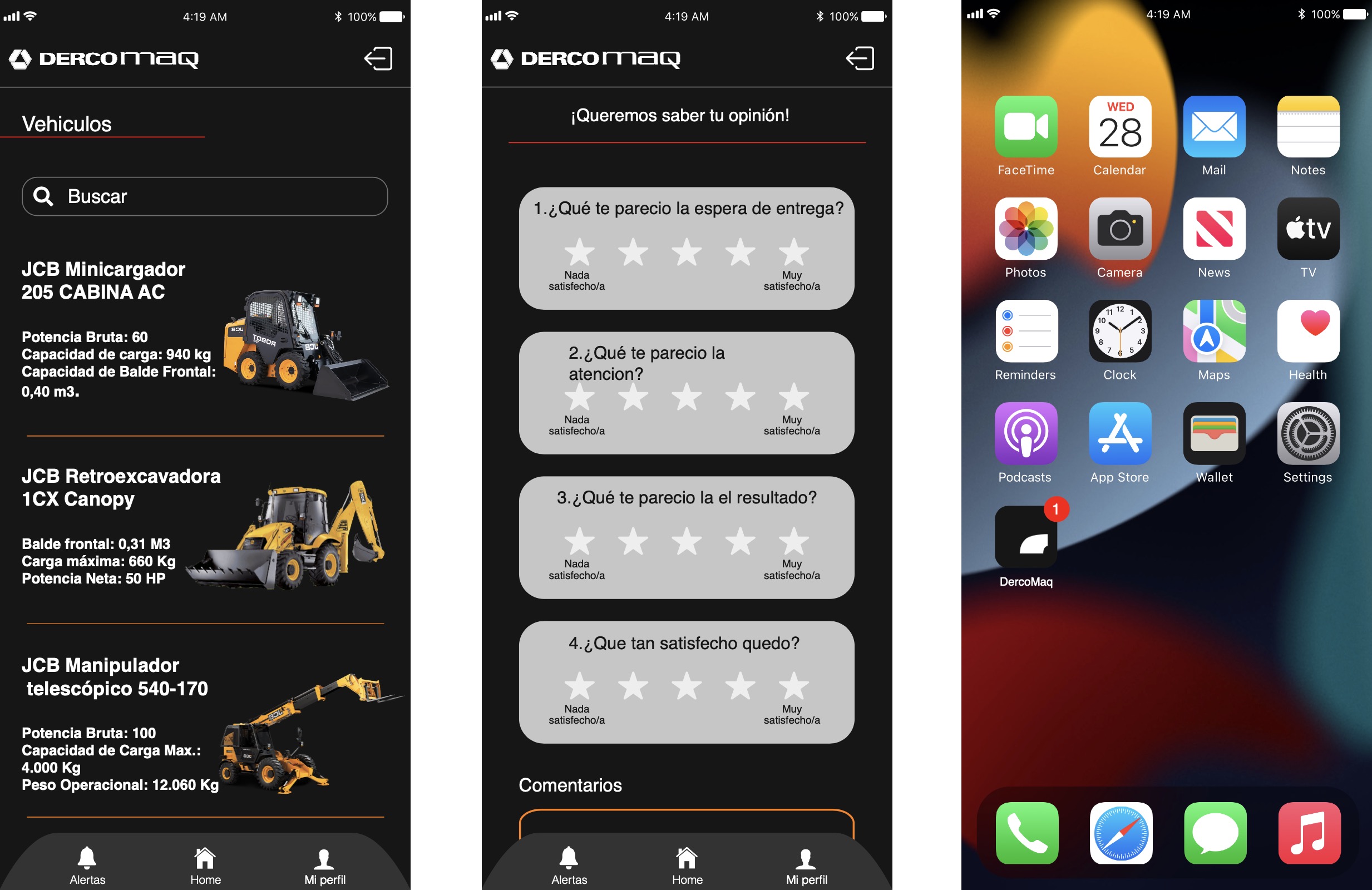 DERCOMaq / Información y Tracking de Atención al Cliente