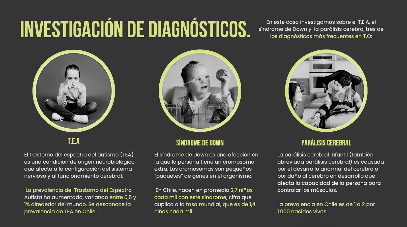 PROYECTO PROFESIONAL / Soluciones para Niños y Adultos con Alteraciones Cognitivas