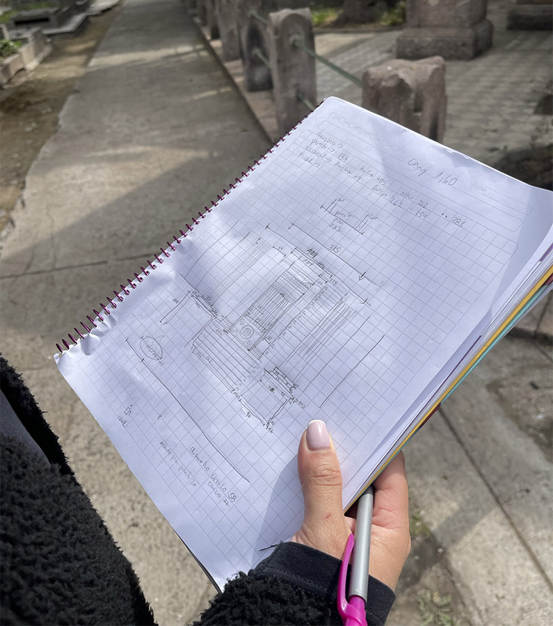 Levantamiento Planimetría Elevaciones Mausoleos Cementerio General