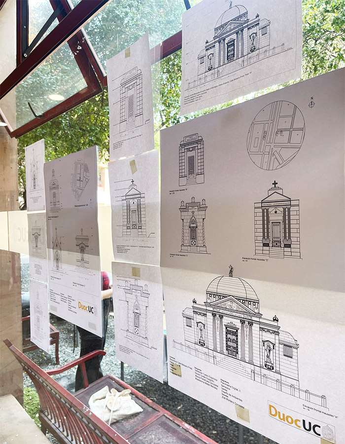 Levantamiento Planimetría Elevaciones Mausoleos Cementerio General