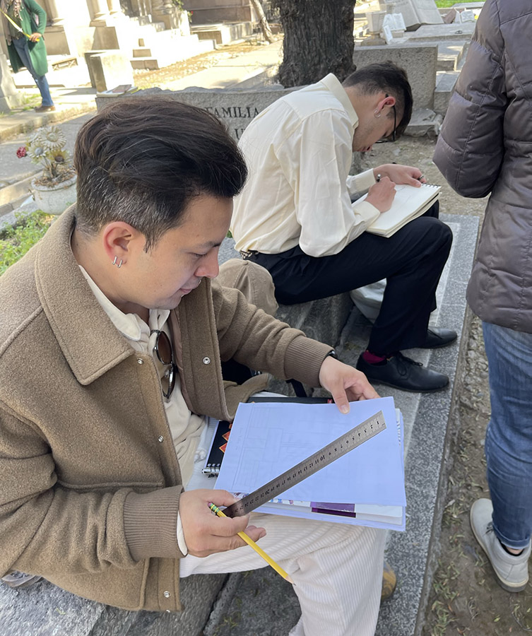 Levantamiento Planimetría Elevaciones Mausoleos Cementerio General