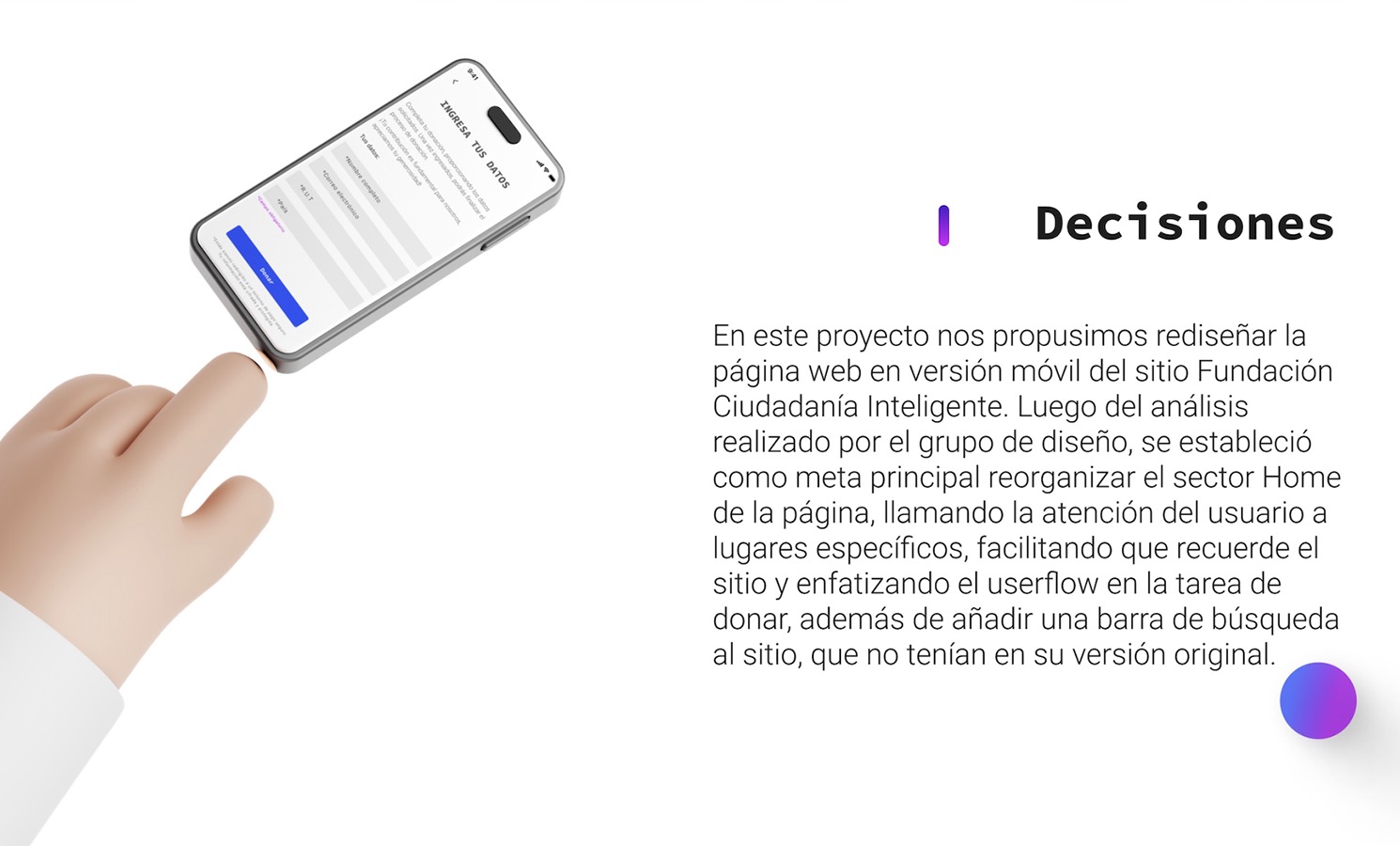 Fundación Ciudadanía Inteligente, Mejorando la Vida de las Personas