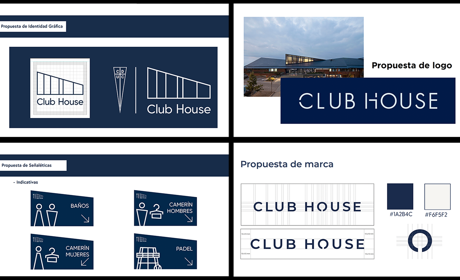 Identidad Visual y Sistema de Señalización Club House UC