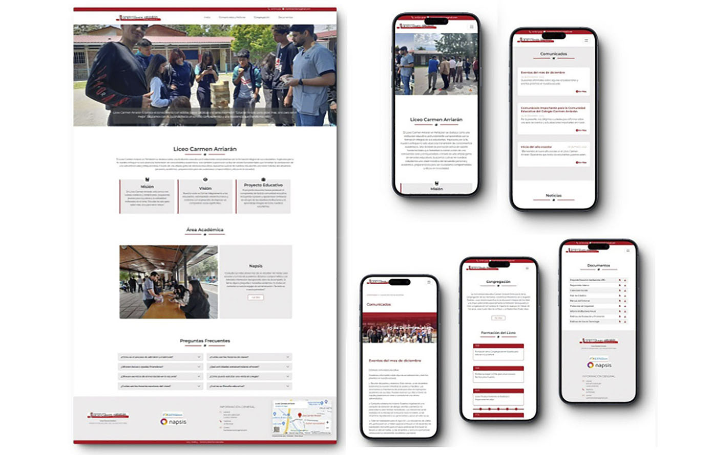 Sitio Web para Colegios Municipalizados de La Florida