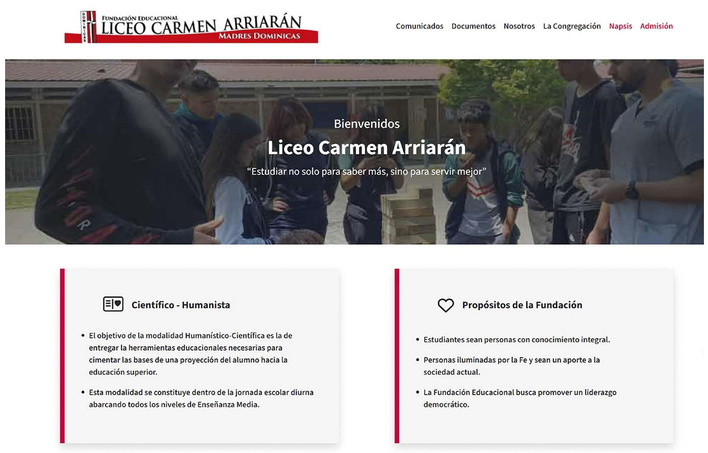 Sitio Web para Colegios Municipalizados de La Florida