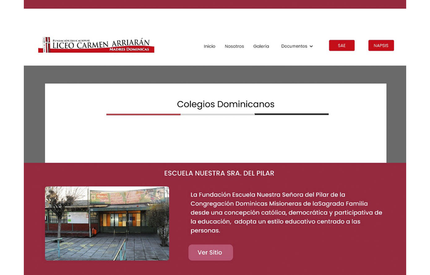 Sitio Web para Colegios Municipalizados de La Florida