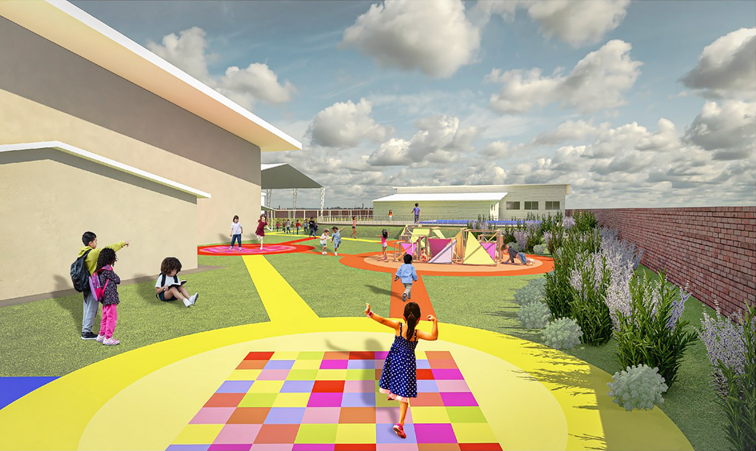 Mejoramiento Espacios Exteriores Colegio Andalién