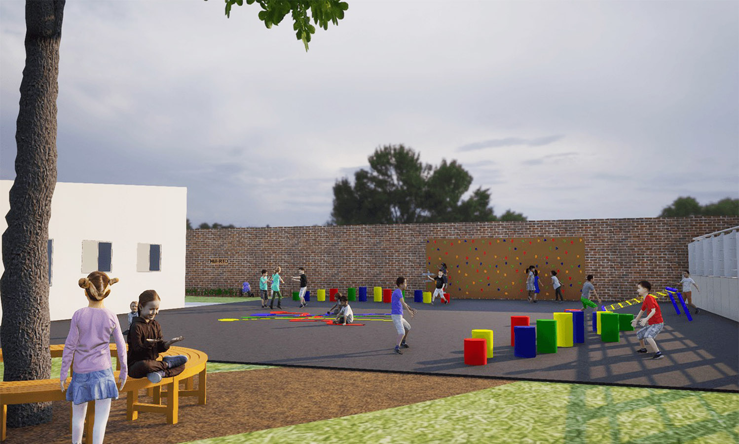 Mejoramiento Espacios Exteriores Colegio Andalién