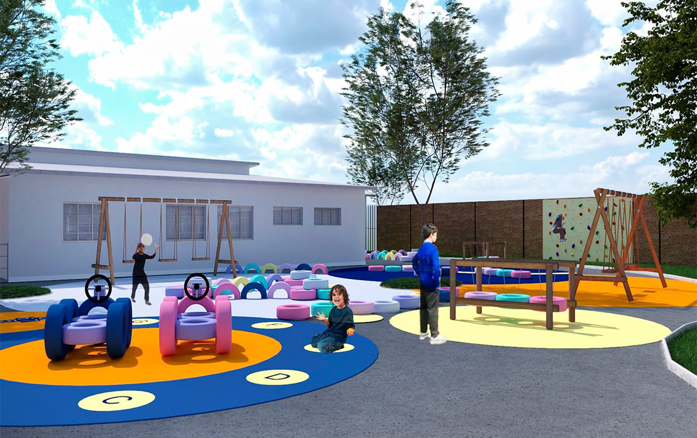 Mejoramiento Espacios Exteriores Colegio Andalién