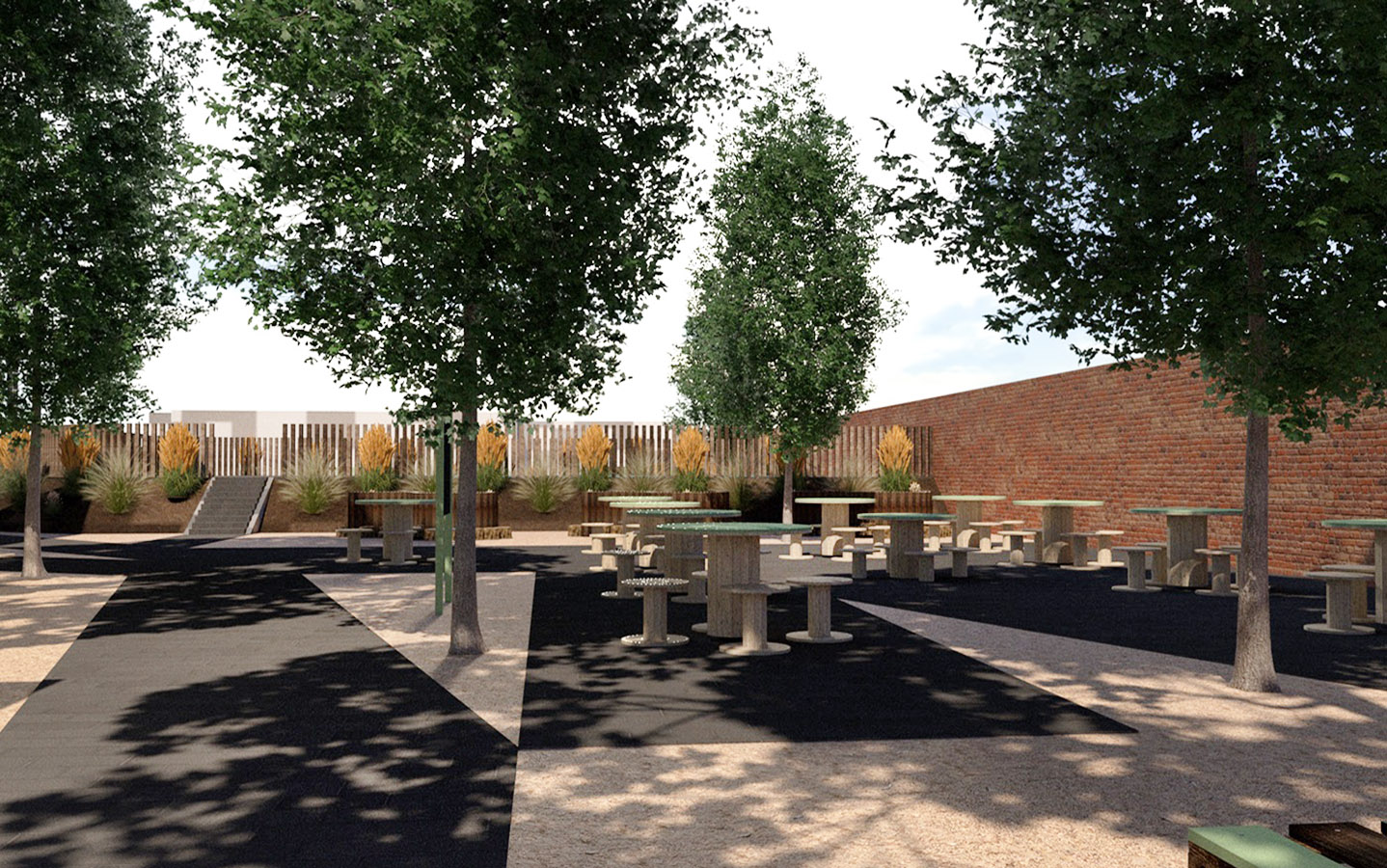 Mejoramiento Espacios Exteriores Colegio Andalién