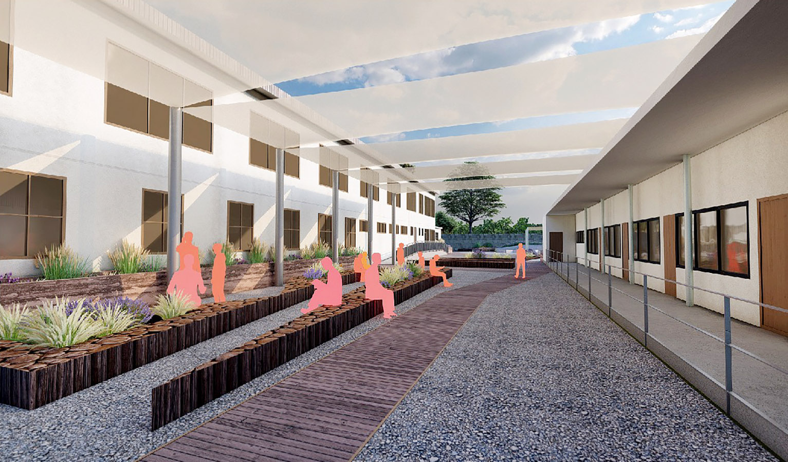 Mejoramiento Espacios Exteriores Colegio Andalién