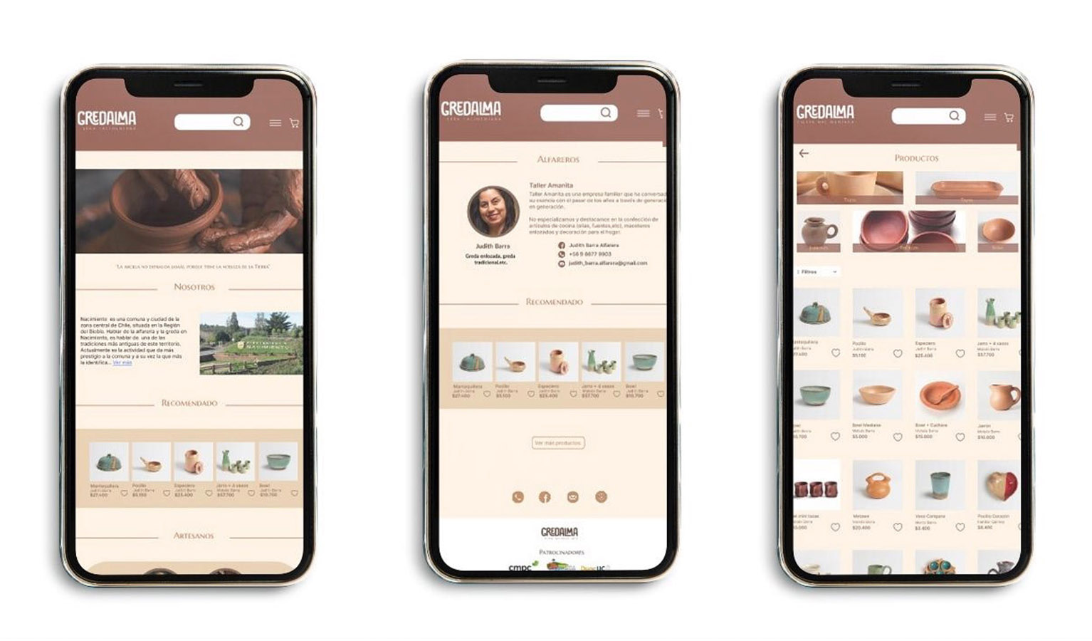 Plataforma E Commerce para Artesanos Alfareros de Nacimiento