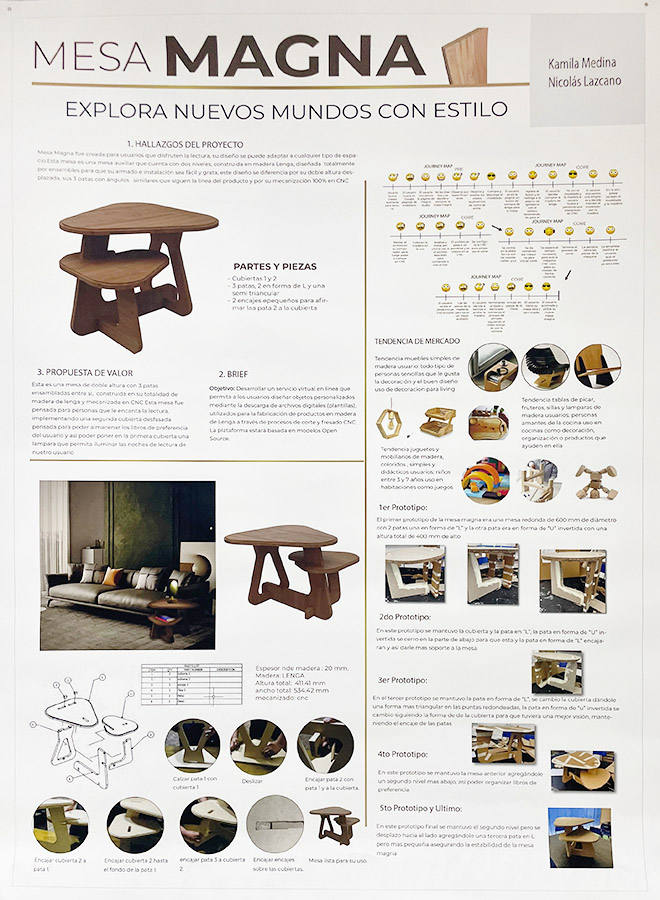 Mobiliario Armable en Madera de Lenga