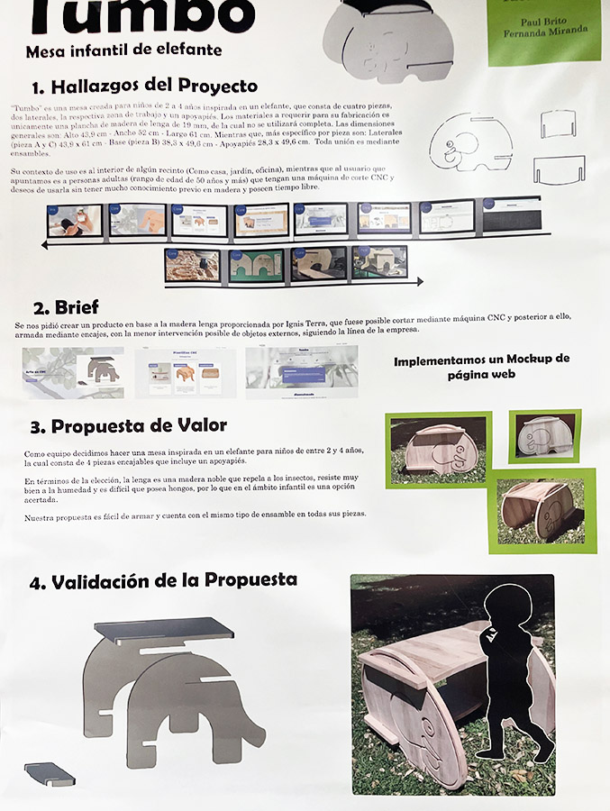 Mobiliario Armable en Madera de Lenga