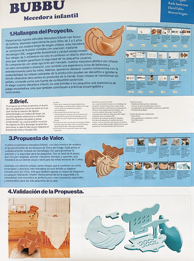 Mobiliario Armable en Madera de Lenga