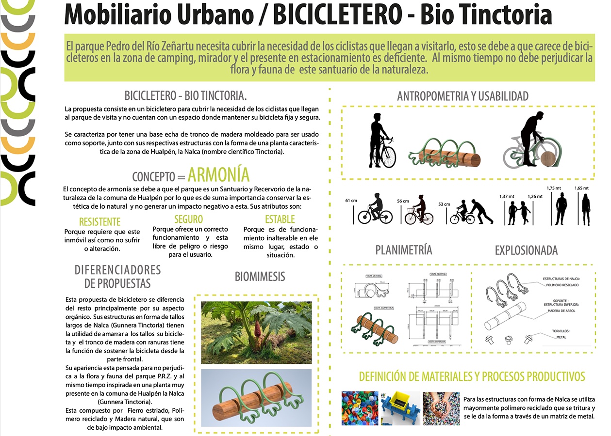 Mobiliario Urbano para Parque Pedro del Río Zañartu
