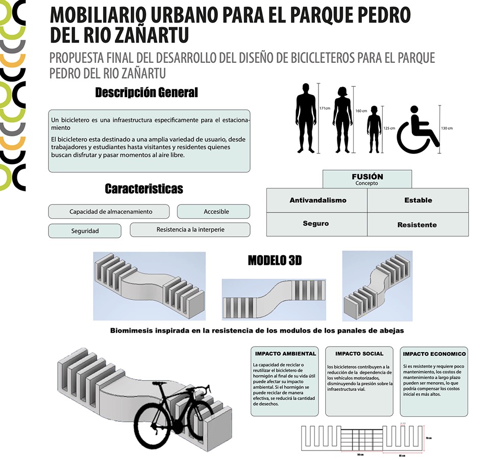 Mobiliario Urbano para Parque Pedro del Río Zañartu