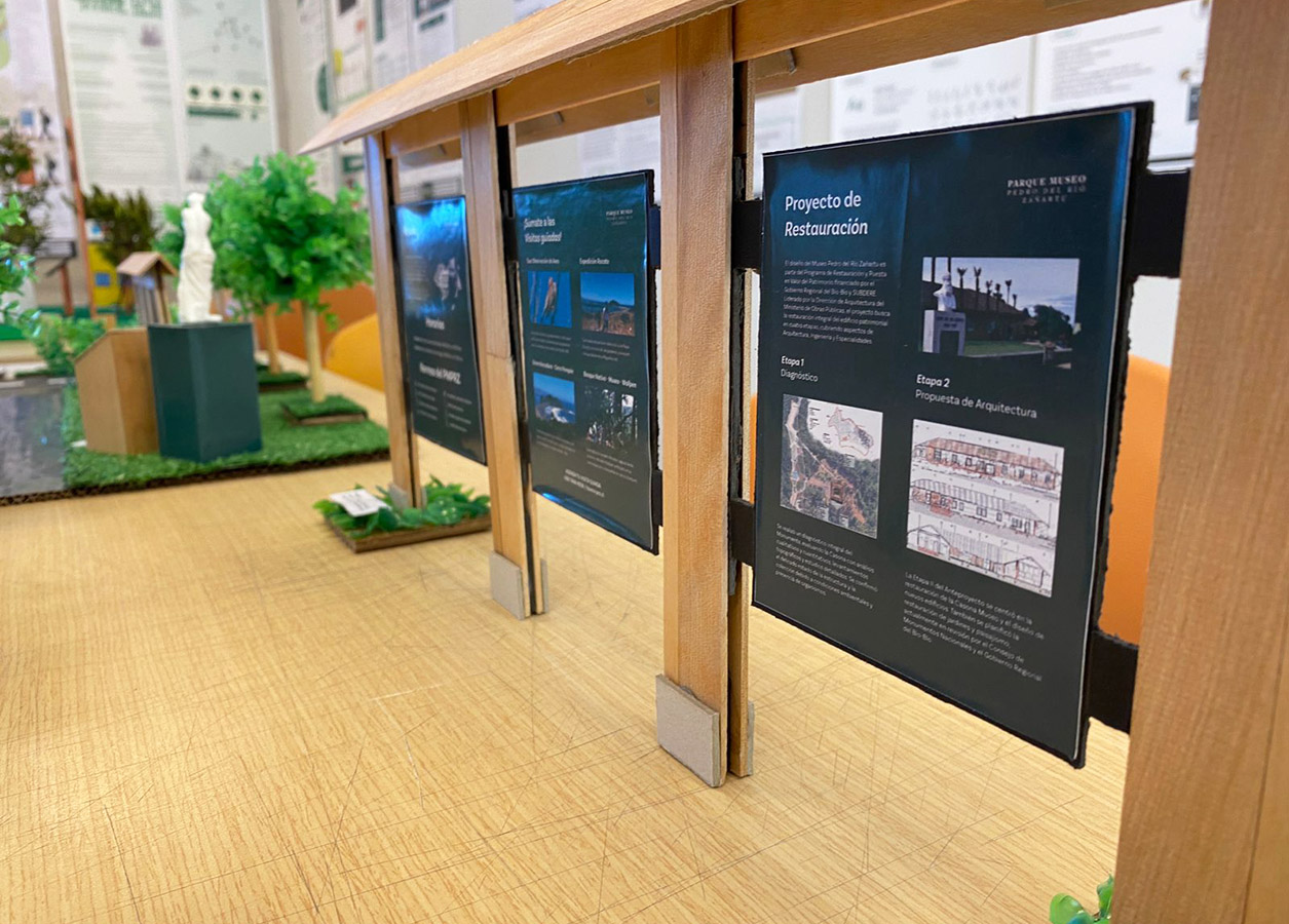 Sistema Señalización Parque Museo Pedro del Río Zañartu