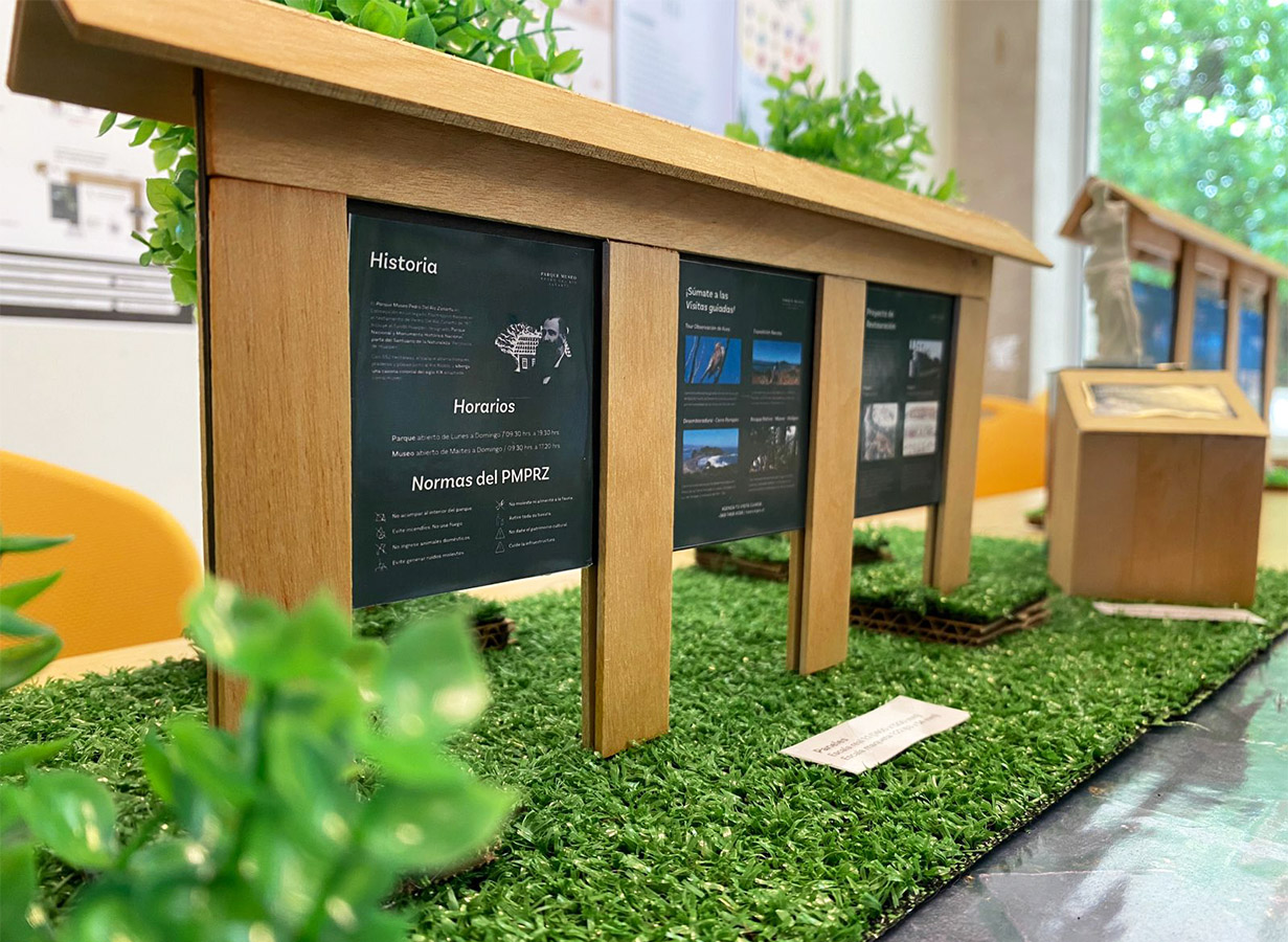 Sistema Señalización Parque Museo Pedro del Río Zañartu