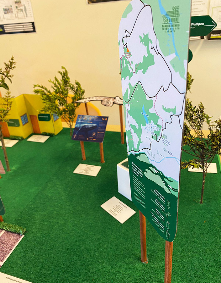 Sistema Señalización Parque Museo Pedro del Río Zañartu